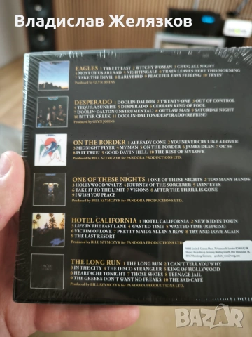 Eagles - The Studio Albums 1972-1979, снимка 2 - CD дискове - 55170861