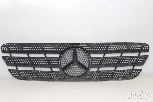 Предна решетка Mercedes ML W163 facelift (2001-2005г.) 1638800185 / A1638800185 предна емблема, снимка 4 - Части - 54760802