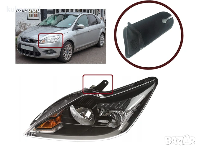 Щипка за захващане на фар Ford Focus MK2 Facelift, снимка 3 - Части - 54200017
