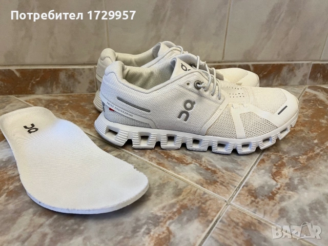 Маратонки  On Cloud 6 white/white, снимка 4 - Маратонки - 54582715