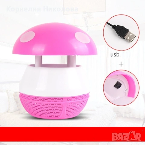 Лампа против комари с USB за дома и детската стая TV312, снимка 3 - Други - 54203289