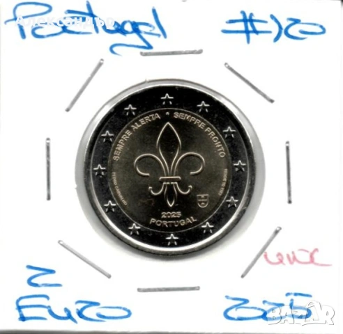 Португалия 2 евро, 2025 Международно скаутско и младежко движение. 