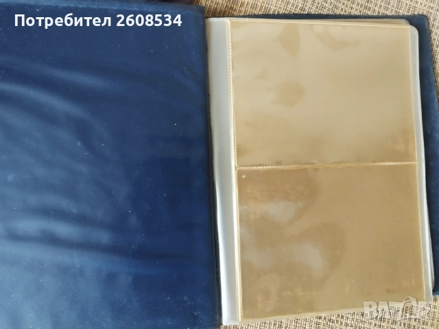 ЧЕТИРИ КОЖЕНИ ФИЛАТЕЛНИ КЛАСЬОРА /виж описанието/, снимка 5 - Филателия - 53998783