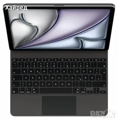  Нов Apple Magic Keyboard за iPad 13” – Оригинална клавиатура с тъчпад, Немска подредба, снимка 2 - Таблети - 55450680