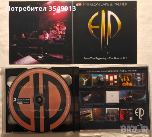 CD / ЦД компакт диск - Emerson, Lake & Palmer - 2011 - From The Beginning - The Best Of ELP [2 CD] д, снимка 2 - CD дискове - 54483341