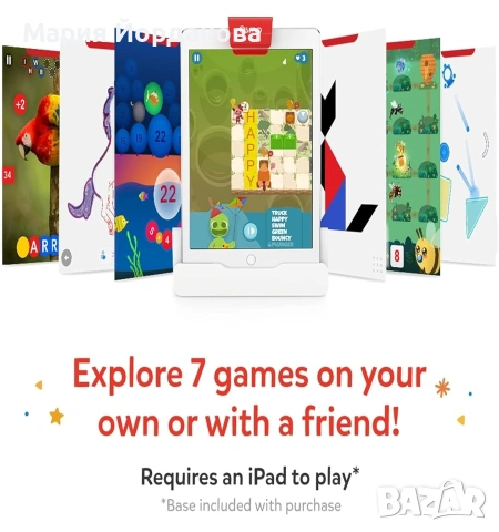 образователният комплект Osmo Genius Starter Kit за iPad, предназначен за деца 6 и 10 год, снимка 3 - Други игри - 54802640