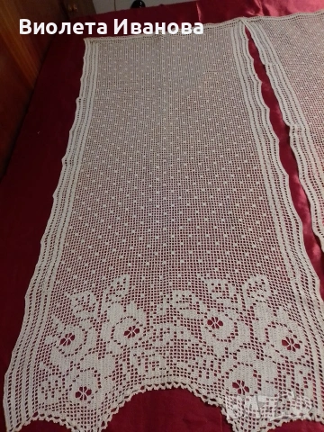 2 бр.перде на една кука, екрю, памучно, снимка 5 - Декорация за дома - 55264915