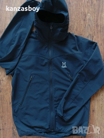 Haglofs Mens Natrix Hood True Black - мъжко яке р-р L, снимка 8 - Якета - 54393221