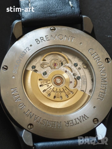 Швейцарски часовник Bremont solo 43 Chronometrе ,пълен комплект e, снимка 2 - Мъжки - 54989496