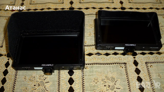 Монитори -  Feelworld F5- 5" и Feelworld F6S- 5"    Full HD HDMI USB сенник