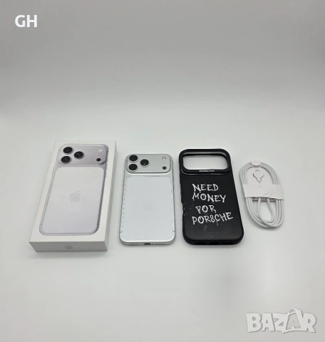 iPhone 17 Pro Max 256 GB Silver |  Гаранция | Като нов