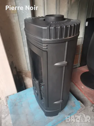 Френска чугунена печка 10kW , снимка 4 - Камини - 55480280