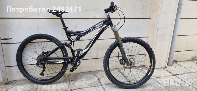 Full suspension bike specialized, мекица