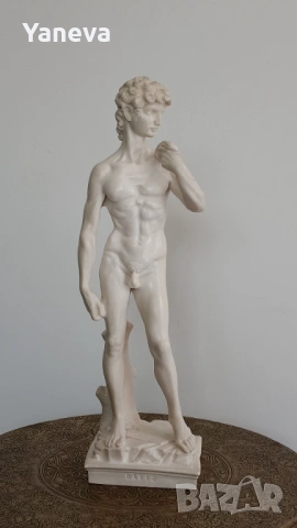 Статуетка от Италия , „Давид“ на Микеланджело . , снимка 3 - Статуетки - 53973063