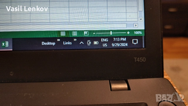 Лаптоп Lenovo ThinkPad T450 14”, снимка 4 - Лаптопи за дома - 54441298