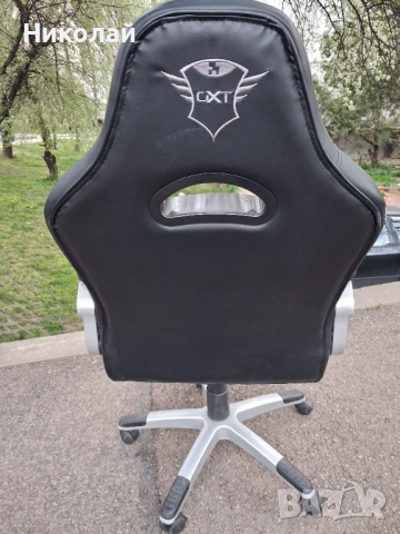 Офис стол с черна тапицерия , снимка 11 - Столове - 54225610