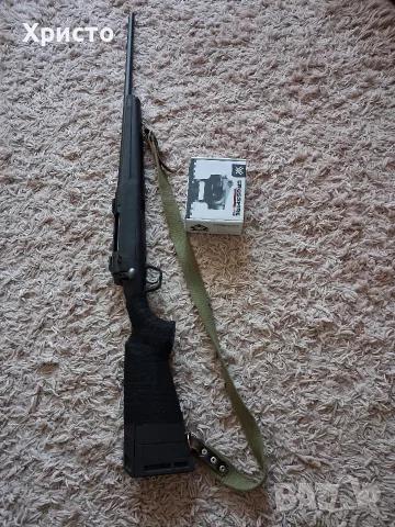 карабина,,savage,,  ARMS AXIS 2 XP 308 win.с бързомерец,,crossfire,,, снимка 4 - Ловно оръжие - 55411093