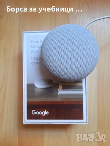 Смарт колонка Google Nest Mini 2nd Gen + кутия - супер запазена, снимка 2 - Bluetooth тонколони - 55610157
