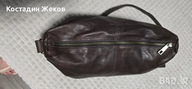 Дамска оригинална италианска чанта от естествена кожа. GENUINE LEATHER / BORSE IN PELLE / MADE, снимка 5 - Чанти - 55342144