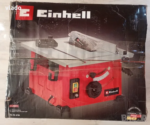 Настолен циркуляр Einhell TC-TS 210, снимка 8 - Циркуляри - 55337396