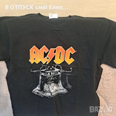 Детска тениска ACDC hells bells, снимка 4 - Детски тениски и потници - 54807605
