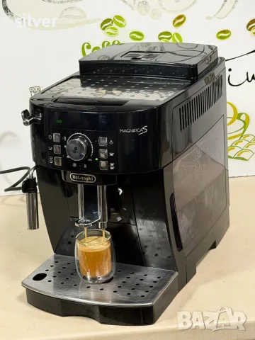 Кафемашина кафе автомат delonghi magnifica S с гаранция, снимка 2 - Кафемашини - 55325214
