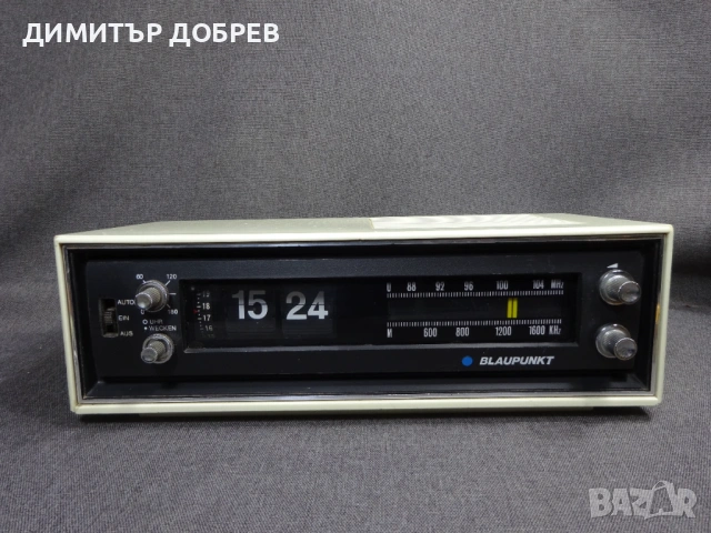 СТАР РЕТРО ТРАНЗИСТОР РАДИО FLIP CLOCK ЧАСОВНИК BLAUPUNKT