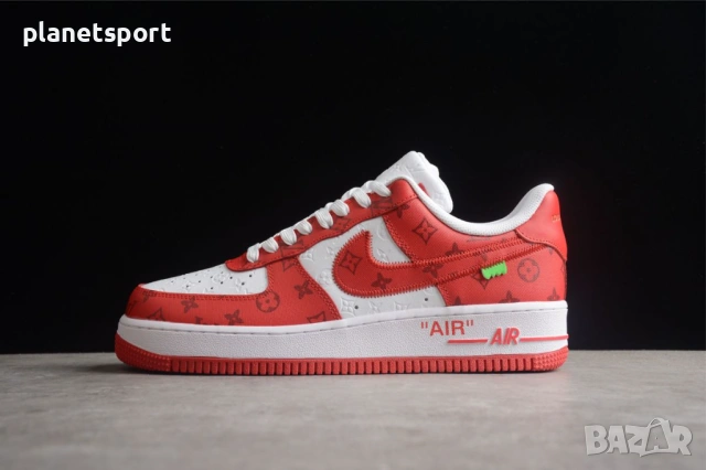 Nike Air Force 1 Low x Louis Vuitton (Red/Green/Blue) | ПРЕМИУМ Качество (По поръчка)