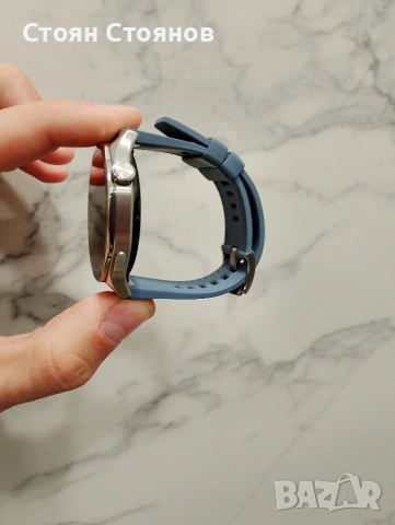 Huawei Watch GT 5, 46mm, Tarnish Stainless Steel Case, Blue Woven Strap, снимка 6 - Смарт гривни - 54986818