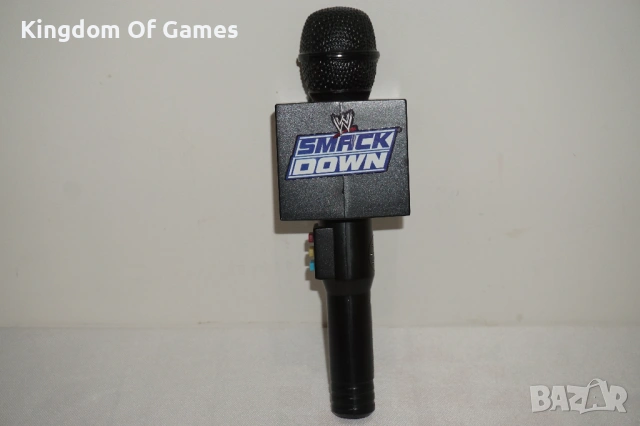 Рядък Кеч Микрофон WWE Jakks Pacific Talking Wrestling Mic 2007, снимка 3 - Друга електроника - 54274897
