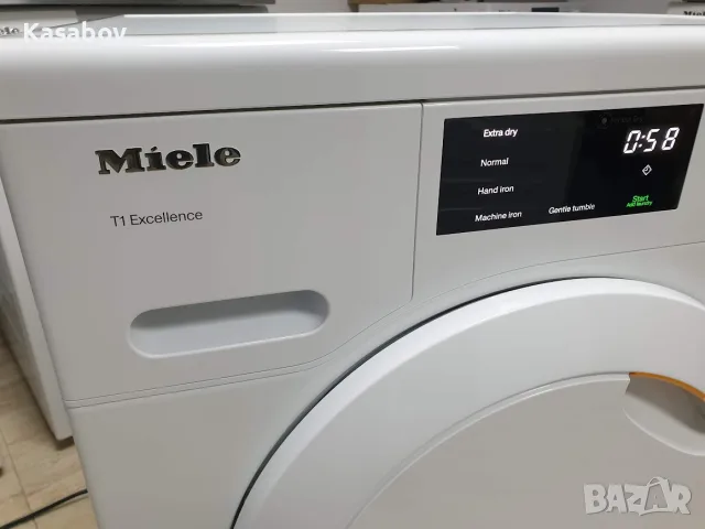 UK Miele T1 Excellence Сушилня с Термопомпа Миеле 12м Гаранция, снимка 2 - Сушилни - 55401011