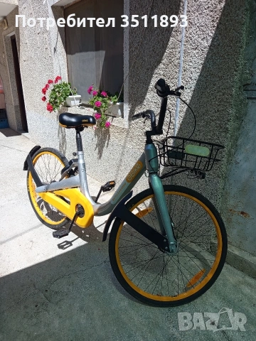 Велосипед O bike с непукащи се гуми 