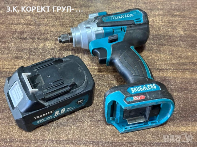 Aкумулаторен ударен гайковерт Makita DTW285 + батерия 8.0Ah, снимка 3 - Винтоверти - 55229204