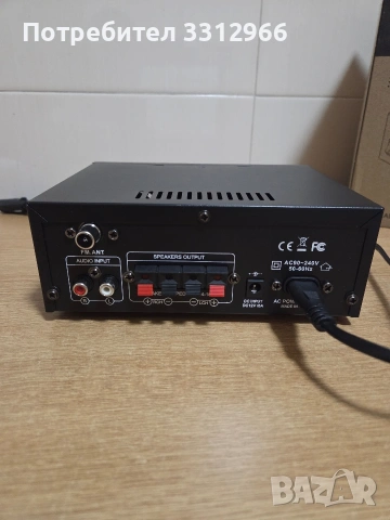 AK-45 – компактен мини цифров стерео аудио усилвател (клас HiFi) с 2.0 канала, снимка 3 - Ресийвъри, усилватели, смесителни пултове - 55138090