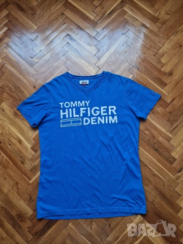 Страхотна мъжка тениска TOMMY HILFIGER размер L 