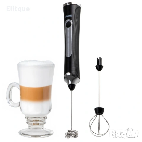 Акумулаторен разпенител за мляко и миксер 2 в 1 – мощен, безжичен, 3 скорости