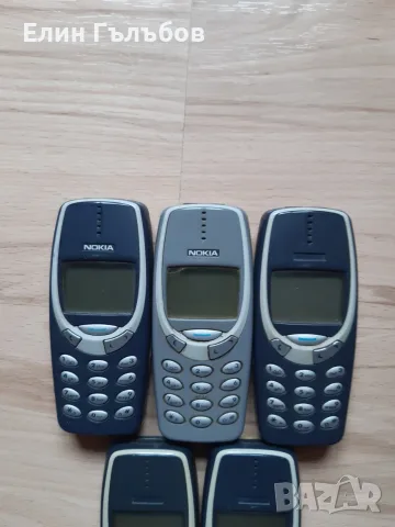NOKIA 3310 мобилни телефони работещи, без батерии и със зарязни у-ва 4 броя, снимка 4 - Nokia - 55430778