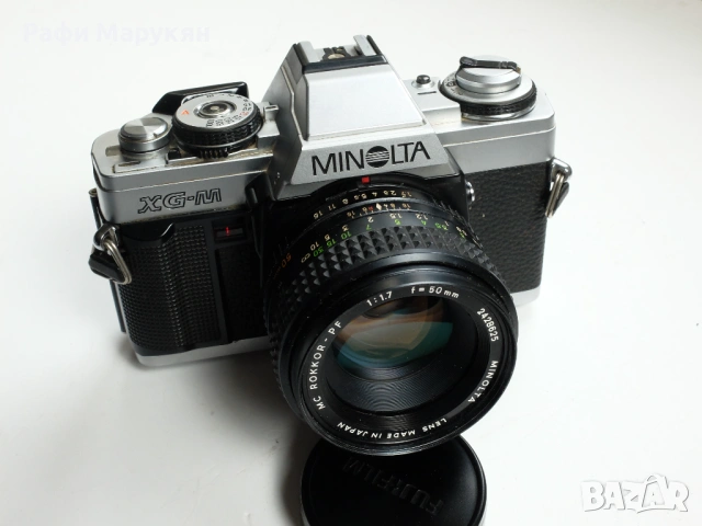 SLR "MINOLTA XG-M"  филмов, здрав, стабилен и сигурен