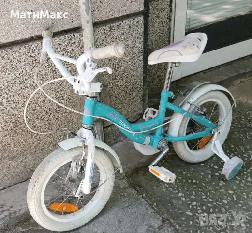 Детско колело BYOX 14 " + колелца, снимка 2 - Детски велосипеди, триколки и коли - 55611902