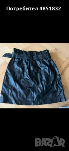 Кожена пола от ZARA, снимка 2 - Поли - 55087792