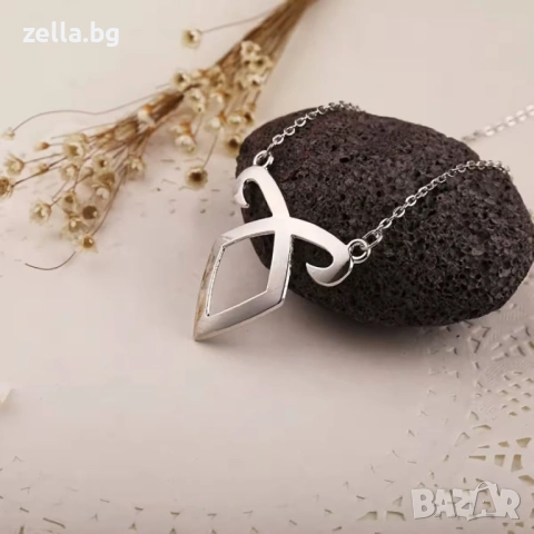 Колие с висулка The Mortal Instruments: City of Bones – Ангел, унисекс фентъзи подарък 10071, снимка 8 - Колиета, медальони, синджири - 54656935
