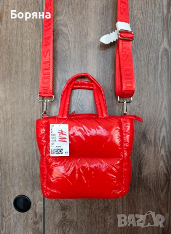 H&M нова с етикет червена чанта, снимка 1 - Чанти - 53501701