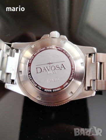 Swiss Made дайвър Davosa Argonautic Automatic (20 ATM) – Пълен Комплект, ПЕРФЕКТЕН!, снимка 6 - Мъжки - 55269187