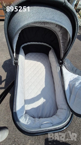 Количка Venicci Upline Slate Grey, снимка 7 - Детски колички - 55232772