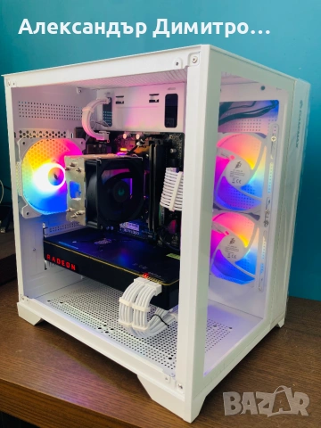 Геймърски Ryzen 5 3600 ,Vega64 8GB,16GB RAM,256 m.2 SSD+1TB HDD