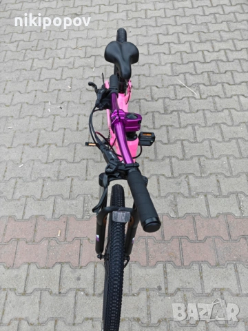 BG Алуминиев велосипед 26" JUMP hdb розов, снимка 4 - Велосипеди - 54493463