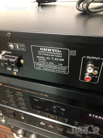 Fm tuner radio Onkyo T-4310R Rds, снимка 6 - Ресийвъри, усилватели, смесителни пултове - 55644096