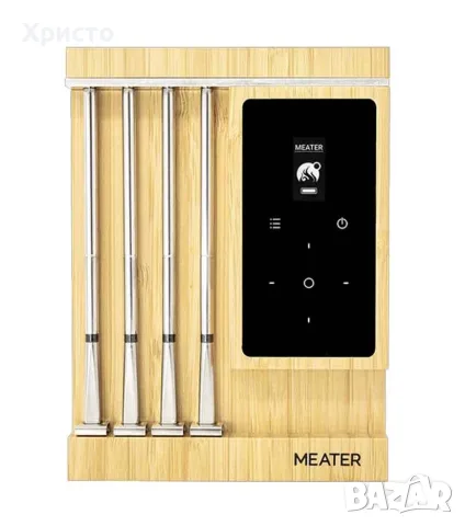 НОВО!!! Безжичен смарт термометър за месо с 4 сонди MEATER Pro XL – Wi-Fi, OLED дисплей, до 550°C