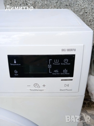 Пералня Electrolux Електролукс 6кг. 1000оборота работи безпроблемно, снимка 2 - Перални - 54905276