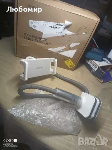 Универсална стойка за таблет Lamicall Gooseneck - 360° гъвкава стойка за таблет с лениво рамо, , снимка 3 - Стойки, 3D очила, аксесоари - 55493906